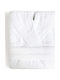 Αιγαίον Νua Cotton Μπουρνούζι με Κουκούλα White 320gr/m²