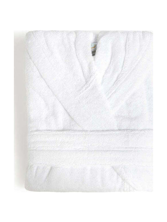 Aigaion Νua Cotton Halat de baie cu Glugă Alb 3...