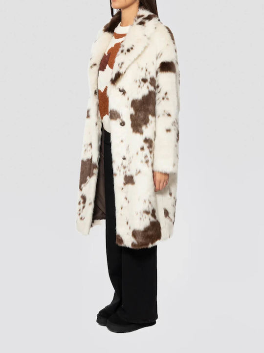 Women's Short Fur Beige