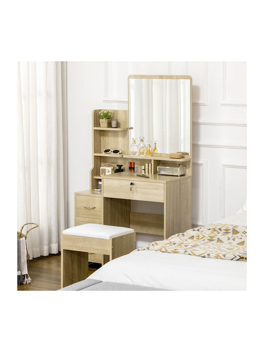 Bodenstehende Schminktisch Schlafzimmer Holzfar...