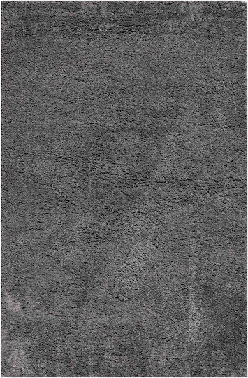 Balsan Shaggy 1001 Set Zottelig Schlafzimmer-Teppichsets Synthetisch,Polyester/Cotton/Leather Gray P621668 3Stück