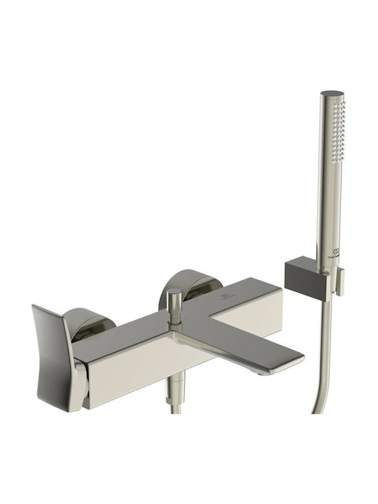 Ideal Standard Αναμεικτική Μπαταρία Μπανιέρας Ασημί