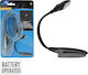 Book Light LED with Clip Black