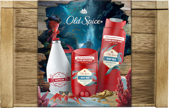 Old Spice Capten & Deep Travel Set για Καθαρισμό Σώματος