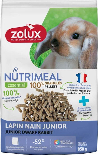 Zolux Food Pellets Young Dwarf Rabbits Nutrimeal 4 850g