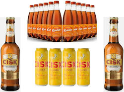 12x Kinnie 500ml 4x Cisk 500ml 2x Cisk Pilsner