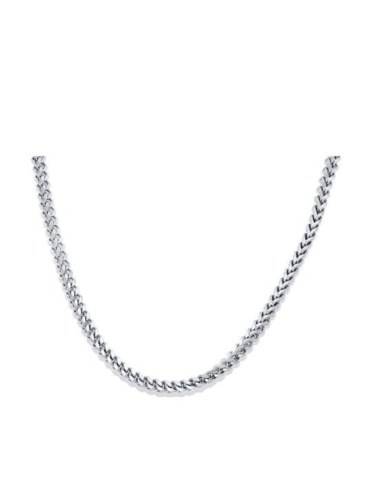 Chain Neck made of Stainless Steel Thin Thickness 3mm and Length 50cm