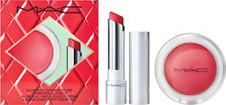 M.A.C No Work All Glow Makeup Set for Face & Lips PINK 2pcs