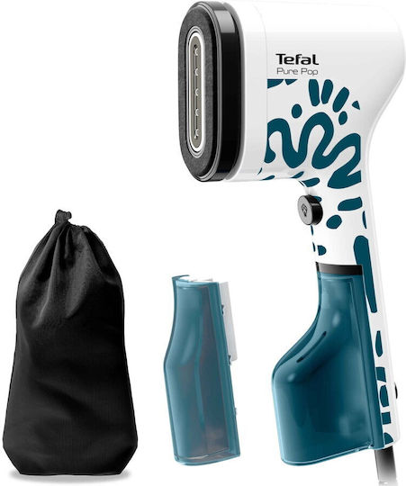 Tefal Pure Pop Aparat de călcat cu abur pentru haine de Mână 1300W cu rezervor 70ml Albastru