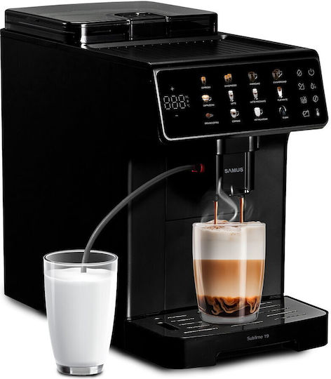 Samus Sublime 19 Automat de Espresso 1350W Presiune 20bar pentru Cappuccino Neagră