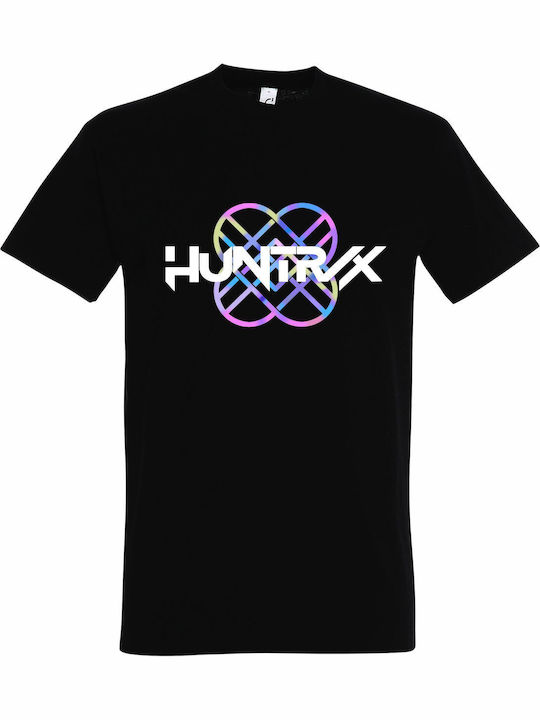 Детска тениска Black Kpop Demon Hunters Huntrix Multicolor Logo