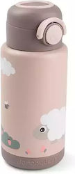 Done by Deer Bottle Thermos Non Spill 340ml Pink Done by Deer Bottle Thermos Non Spill 340ml Pink