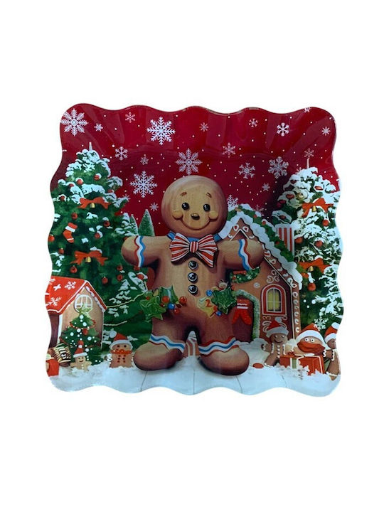 Marva Weihnachtliche Teller Glas Rot