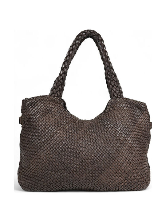 Passaggio Leather Geantă Dama Shopper Din Piele...
