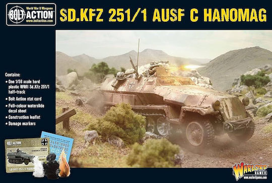 Bolt Action 2 Sd.kfz 251/1 Ausf C Hanomag