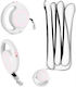 Petsi Foldable Dog Leash/Lead Strap in White color