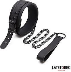 Set Collar Leash Neoprene Black Set Collar Leash Neoprene Black