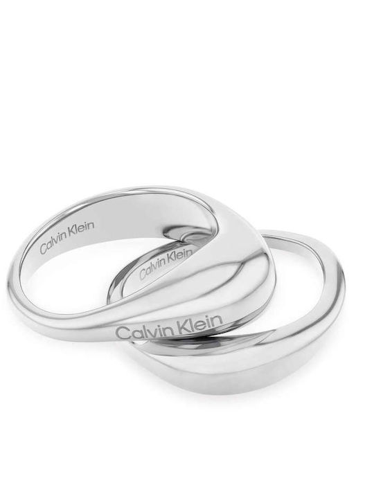 Calvin Klein Set Rings made of Steel