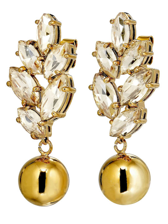 Dyrberg/Kern Earrings made of Steel Gold Plated