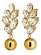 Dyrberg/Kern Earrings made of Steel Gold Plated