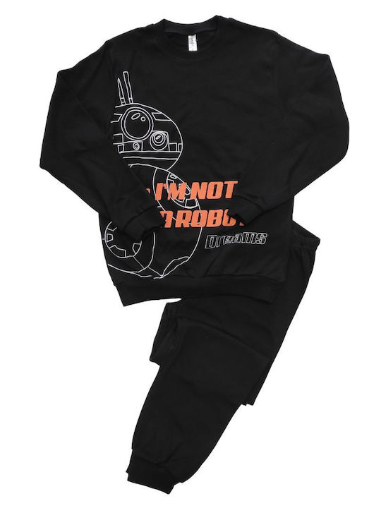 Dreams by Joyce Pijama pentru copii De iarnă Black