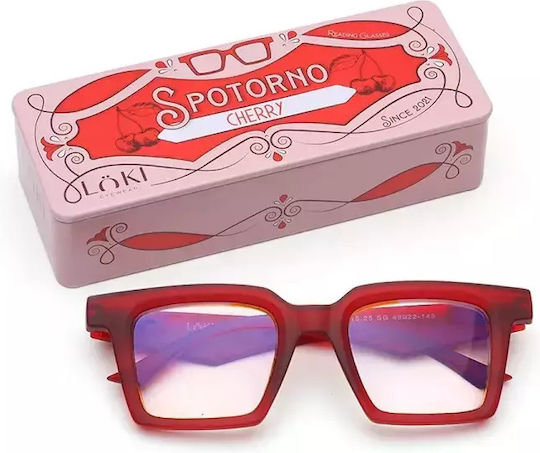 Loki Lesebrille +1.50 in Burgundisch Farbe 46166