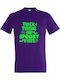 Unisex T-Shirt "Dicke Oberschenkel Gruselige Vibes Halloween" Dunkles Lila