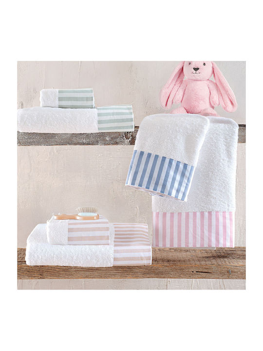 Rythmos Set of baby towels 2pcs Eloise Blue Wei...