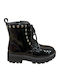 Kids Boots with Laces Black