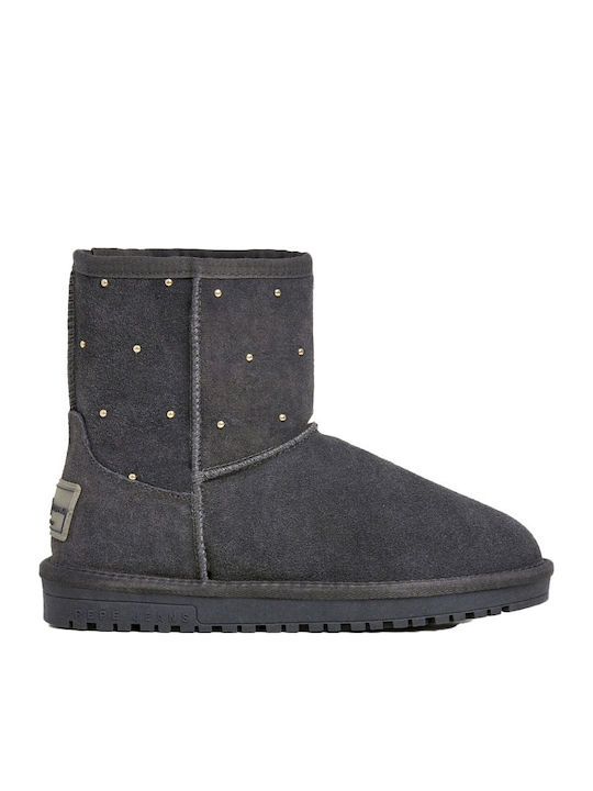 Diss Wildleder Kinderstiefel Grau