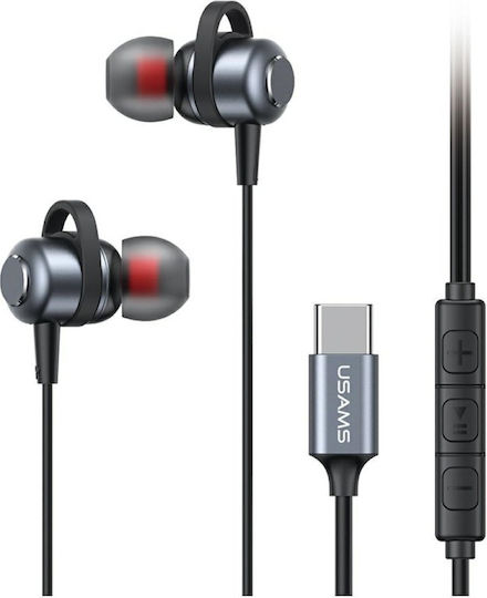 Usams Конвертор USB-C мъжки към USB-C женски Черен 1бр HSEP4801