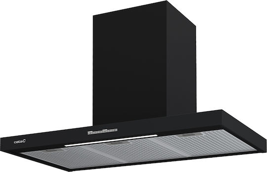 Cata Sygma 9010 BK Απορροφητήρας Καμινάδα 90cm Μαύρος