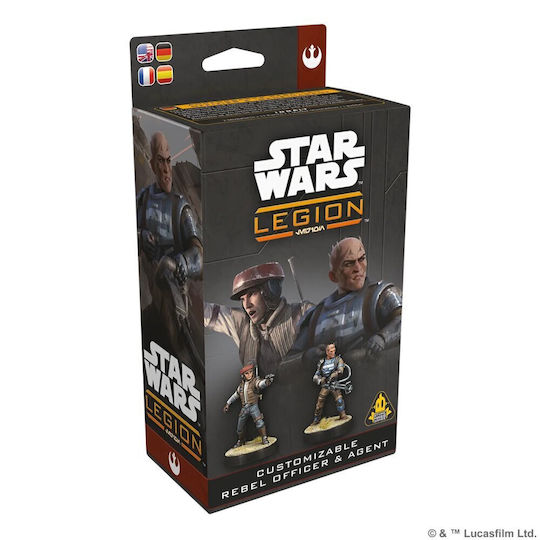 Star Wars Legion Customizable Rebel Officer & Agent En De Sp Fr