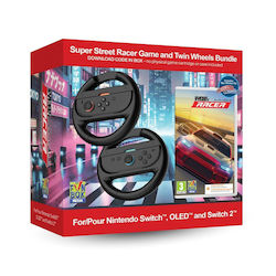 Super Street Racer Game Twin Racing Wheels Bundle Nintendo Switch Super Street Racer Game Twin Racing Wheels Bundle Nintendo Switch