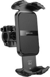 Borofone Halterung Telefon Motorrad mit verstellbarem Arm für Lenkrad