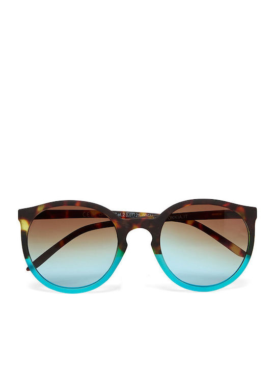 Okkia Unisex Sunglasses with Blue Frame and Blue Lens OK045HB