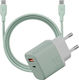 Bazic Charger GaN with USB-A Port and USB-C Por...