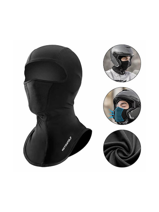 Motowolf Fm1c Vollgesicht Reitkopfdecke Für Motorrad Aus Polyester Schwarz Farbe