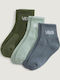 Vans Παιδικές Κάλτσες Classic Gray Olive 3 Ζευγάρια
