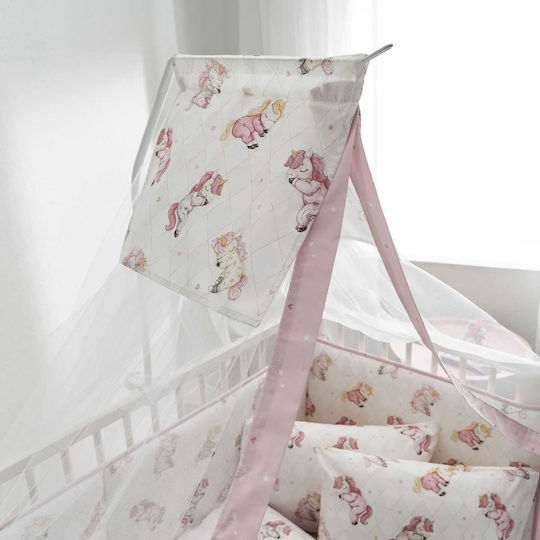 Vesta Home Baby Mosquito Net for Crib Pink