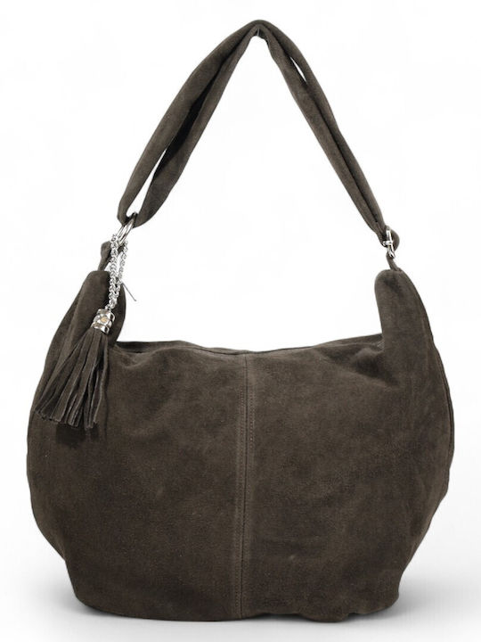 Passaggio Leather Δερμάτινη Γυναικεία Τσάντα Ώμ...