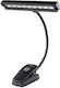 12249 Orchestra Light Gooseneck 1x9 Led Clip Black