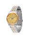 Pierre Cardin Tone Women's Watch with Silver Metal Bracelet