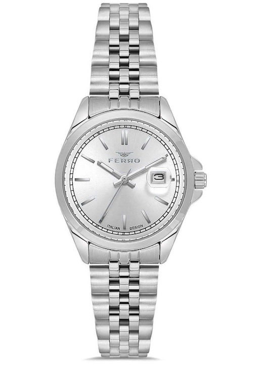 Ferro Women's Watch with Silver Metal Bracelet