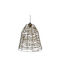 GloboStar Netz Pendant Light Beige Boho with Rope for Socket E27 30x30x38cm