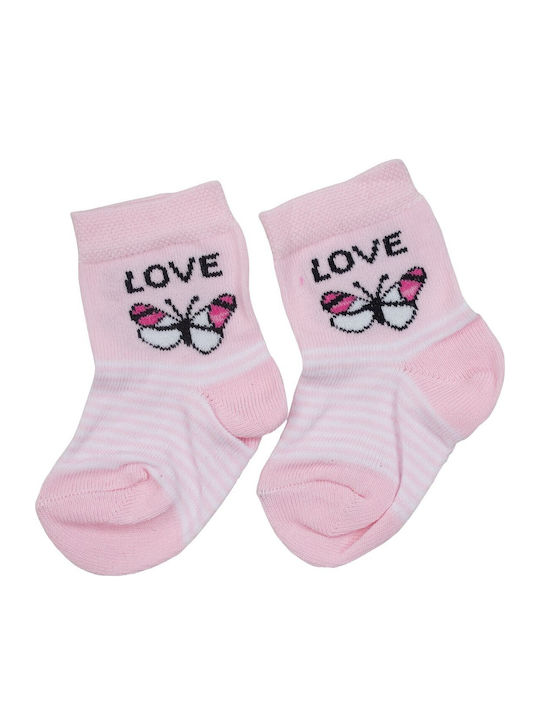 Yetis socks Παιδικές Κάλτσες Ροζ