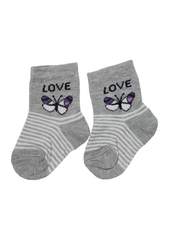 Yetis socks Παιδικές Κάλτσες Γκρι