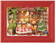 Rolife Construction Toy Wooden Robotime Christmas Eve Party with Frame LED for Children 14+ Years