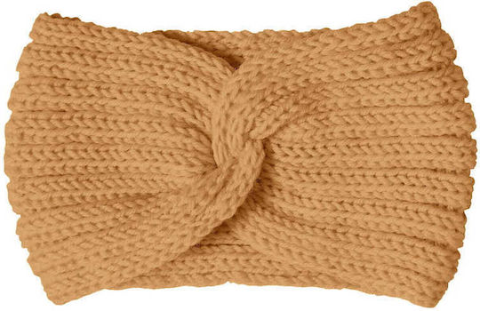 Celestino Women's Hair Band Bow Camel