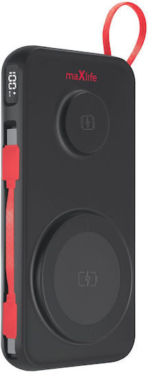 Maxlife MXPB-08 MagSafe Power Bank 10000mAh 15W Black